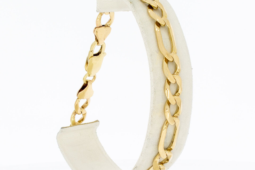 Figaroarmband 585 Gold - 21,9 cm