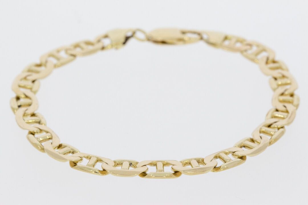Ankerarmband 585 Gold - 22 cm