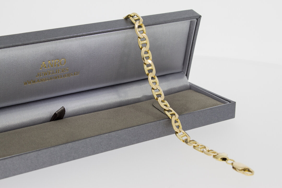 Ankerarmband 585 Gold - 22 cm