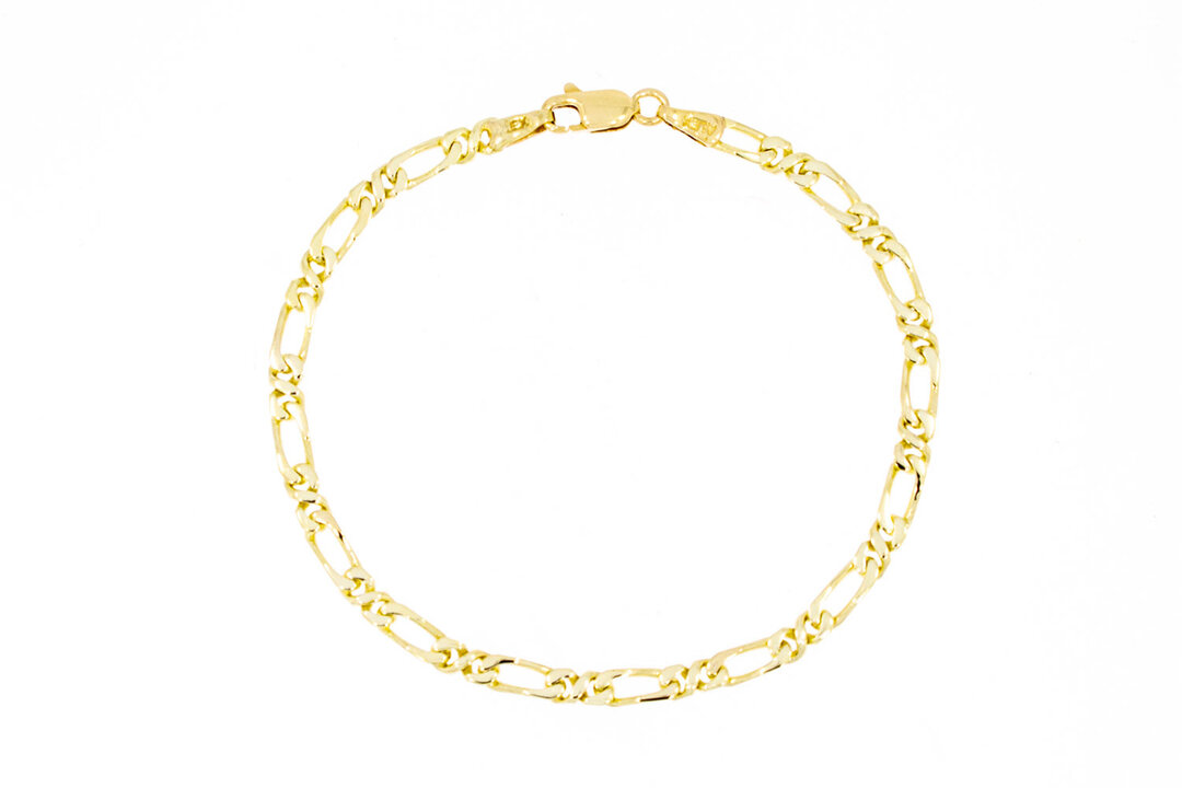 Figaroarmband 585 Gold - 18,8 cm