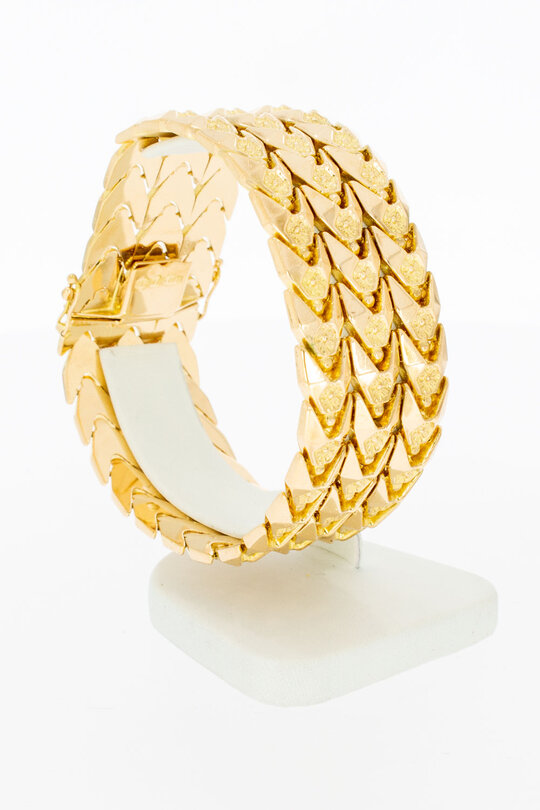 Vintage Goldarmband 750 Ros&eacute;gold - 19,9 cm