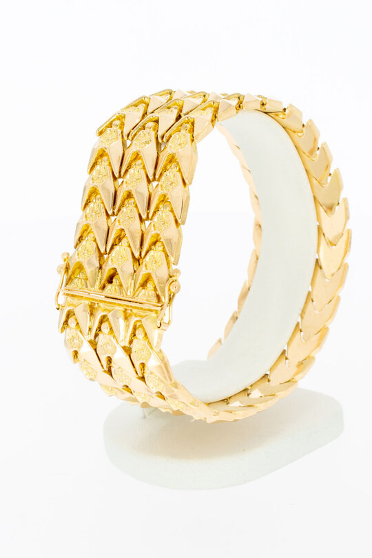 Vintage Goldarmband 750 Ros&eacute;gold - 19,9 cm