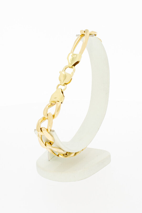 Figaroarmband 585 Gold - 24 cm