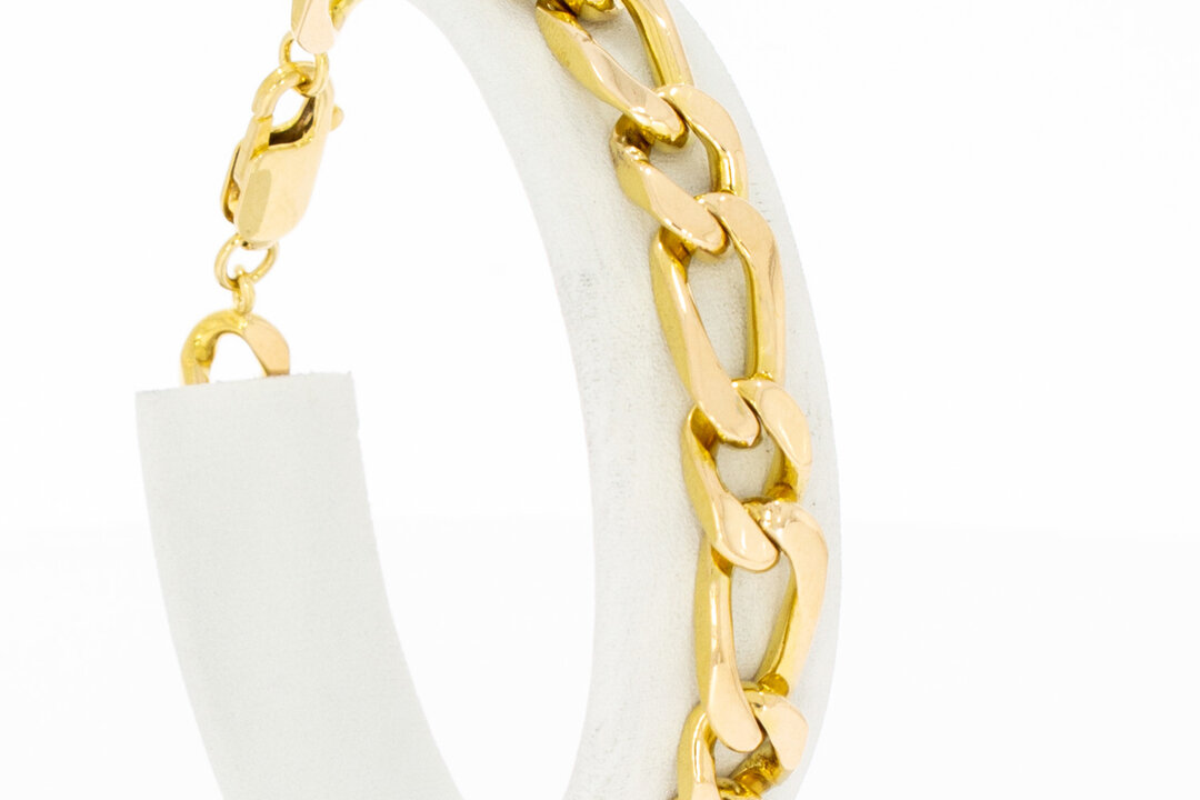 Figaroarmband 750 Gold - 19,5 cm