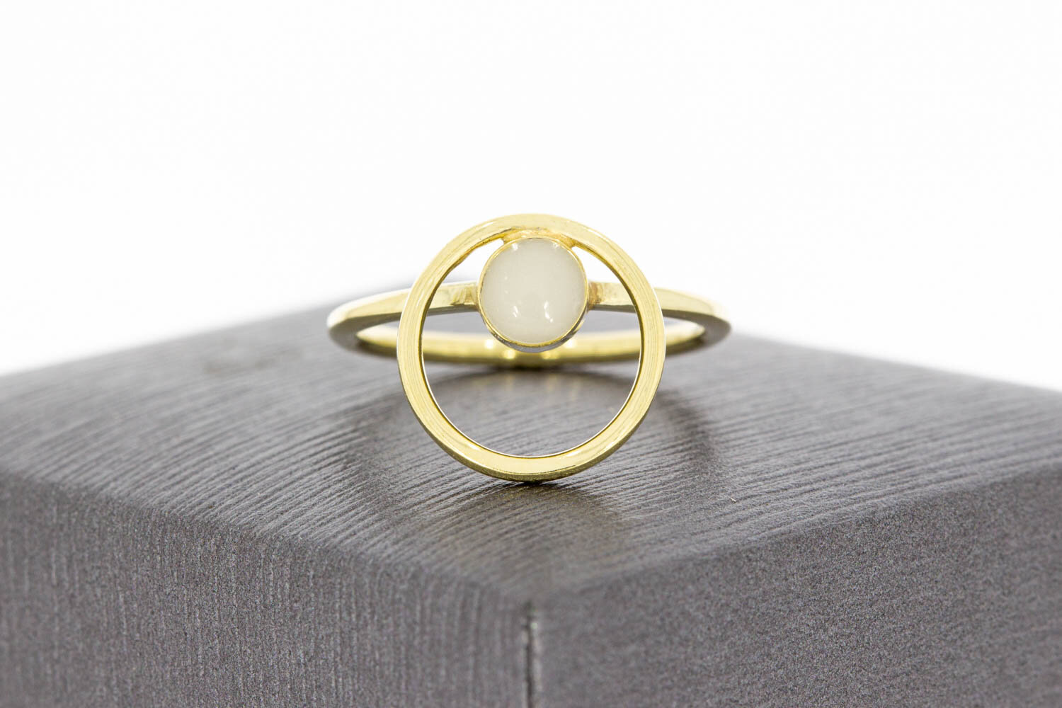 585 Gold Fantasy Emaille Pinky Ring - 16 mm