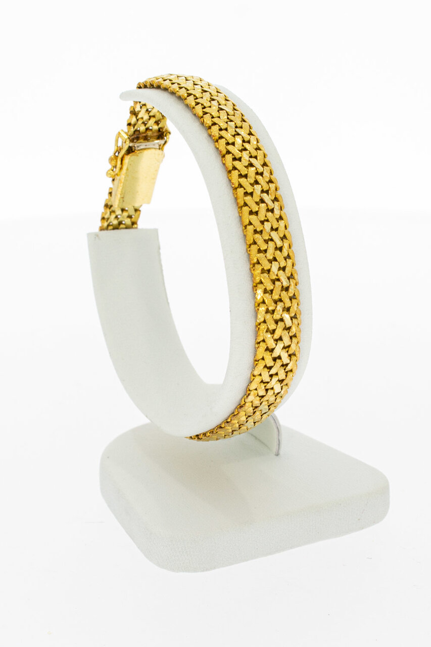 18 Karat Gold Vintage-Armband - 19,2 cm