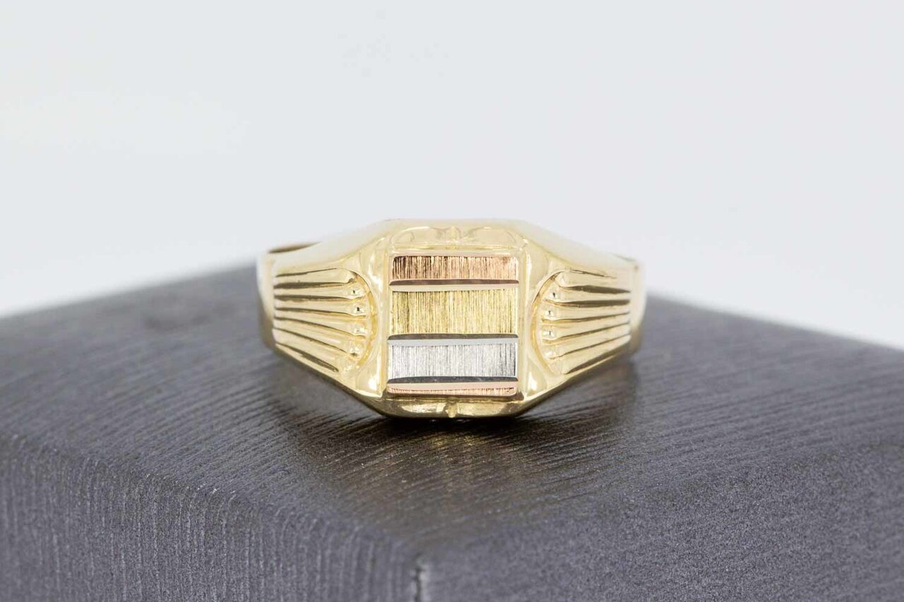 14 Karat Gold Pinky Ring - Durchmesser 18,7 mm