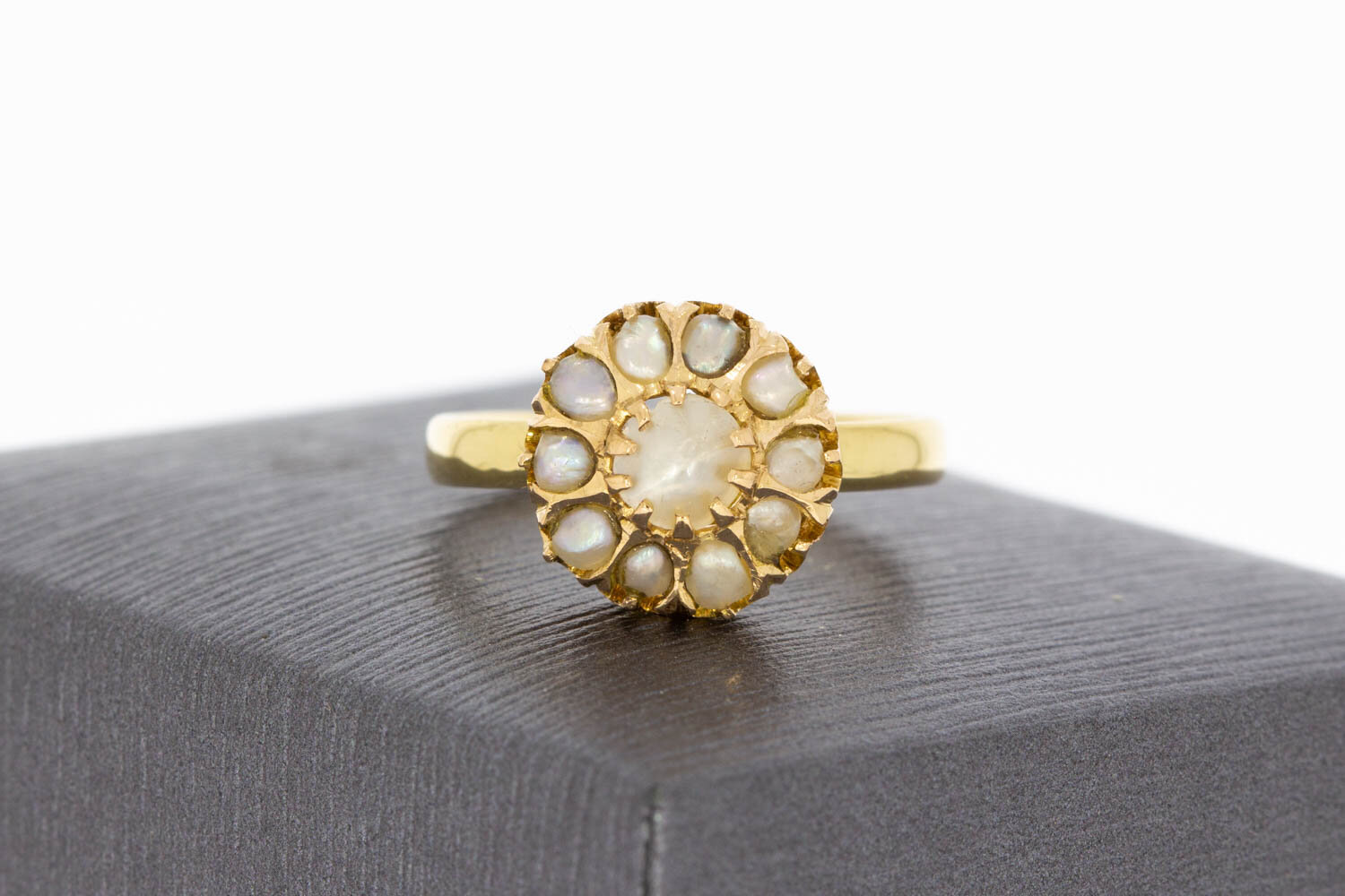 Marquis Opal Ring 18 Karat Gold - 16,8 mm