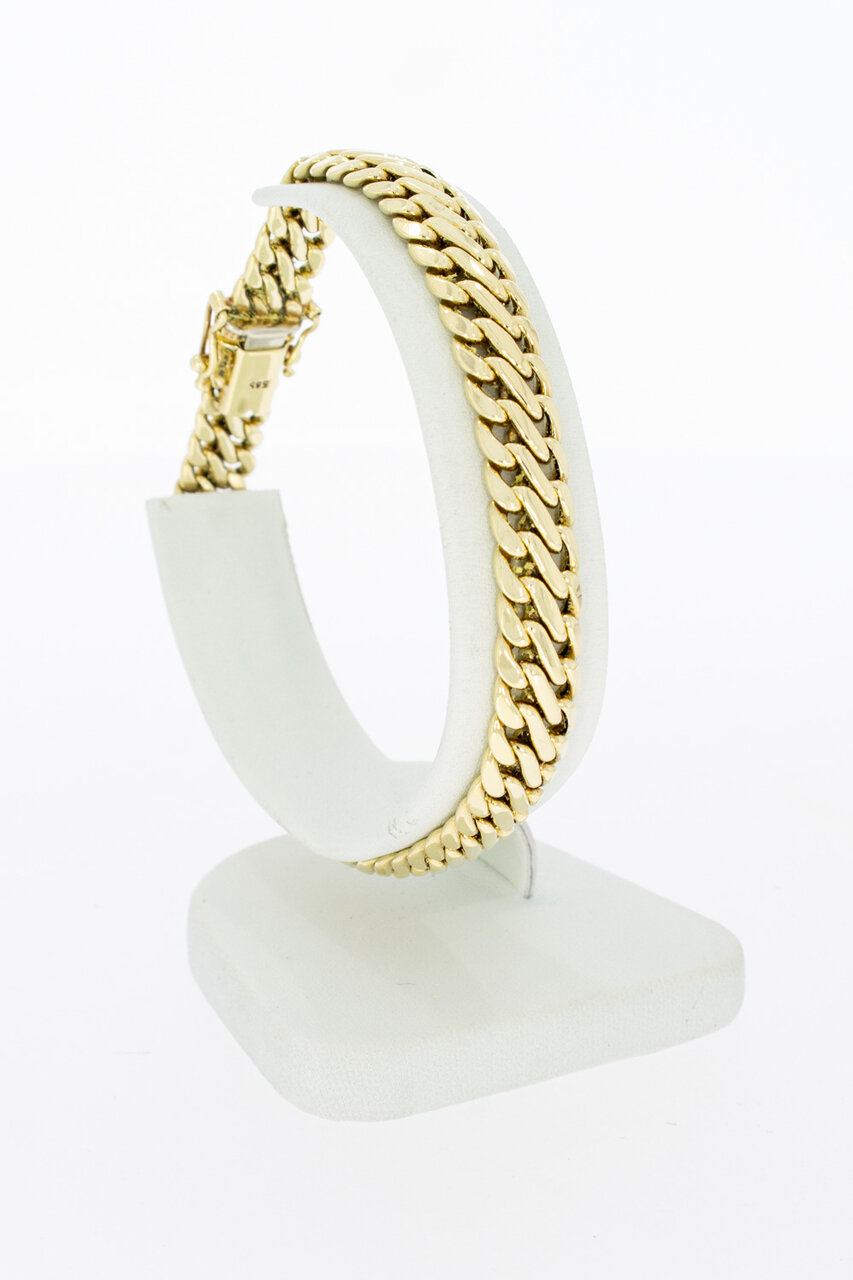 14 Karat Gold geflochtenes Armband - 20,1 cm