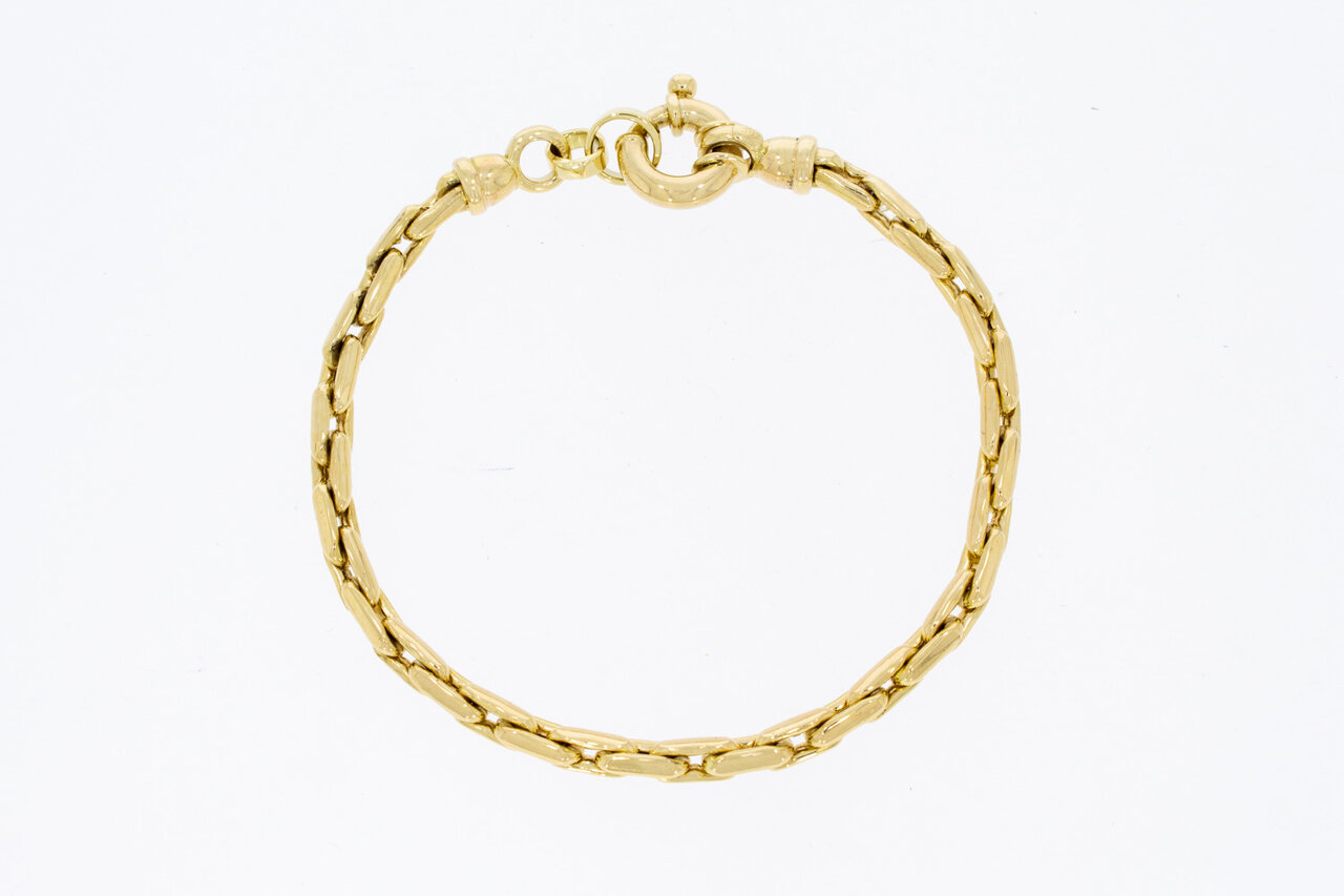 Ankerarmband 14 Karat Gelbgold - 21,6 cm