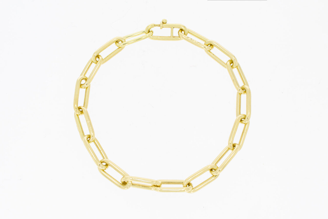 Ankerarmband aus 14 Karat Gold - 21,4 cm