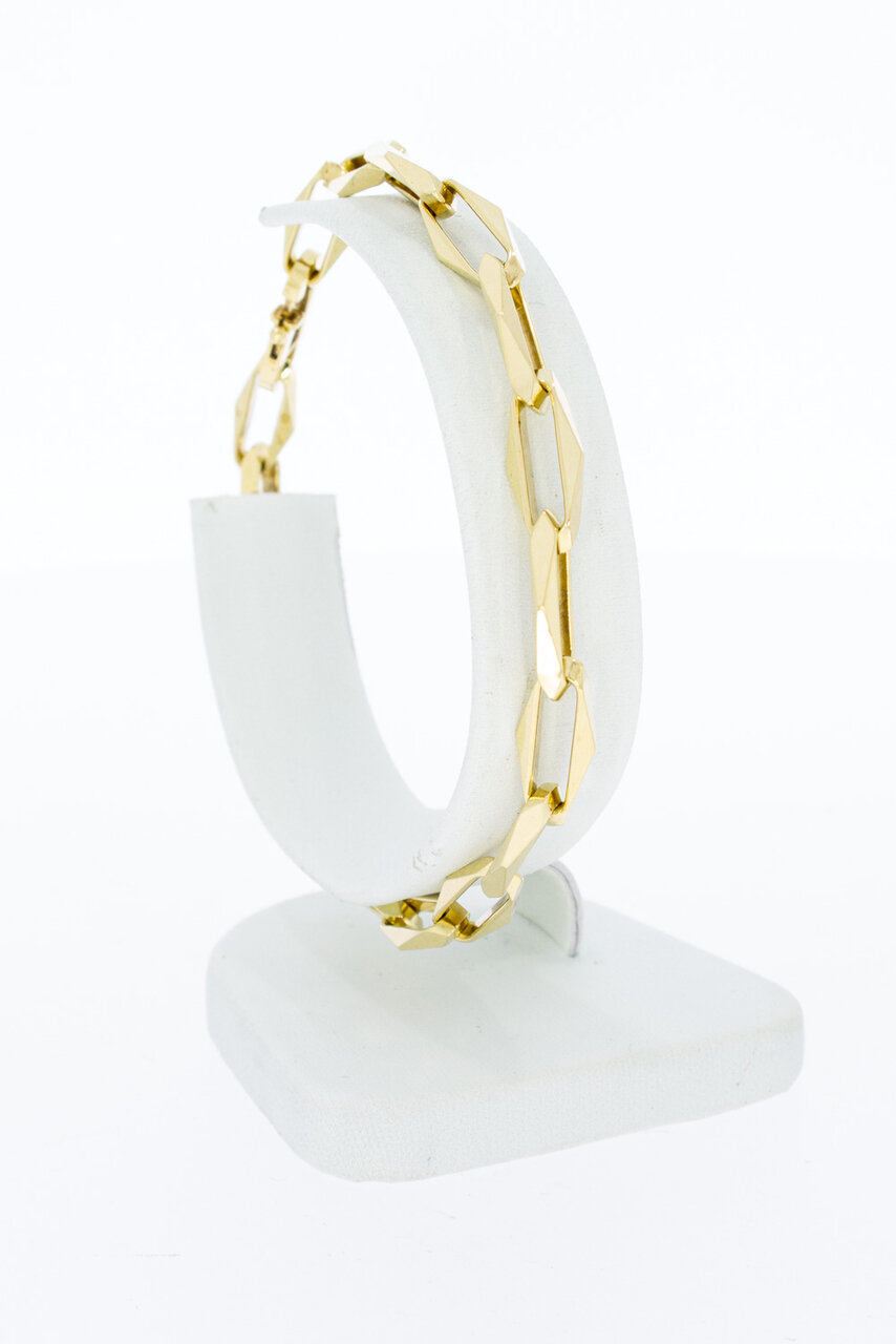 Paperclip Armband 14 Karat Gold - 23,1 cm