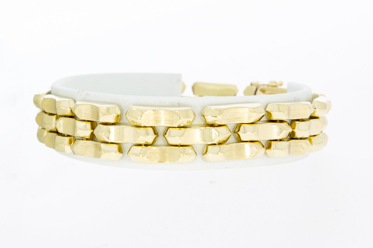 Goldbarren Armband 14 Karat Gold - 19,1 cm