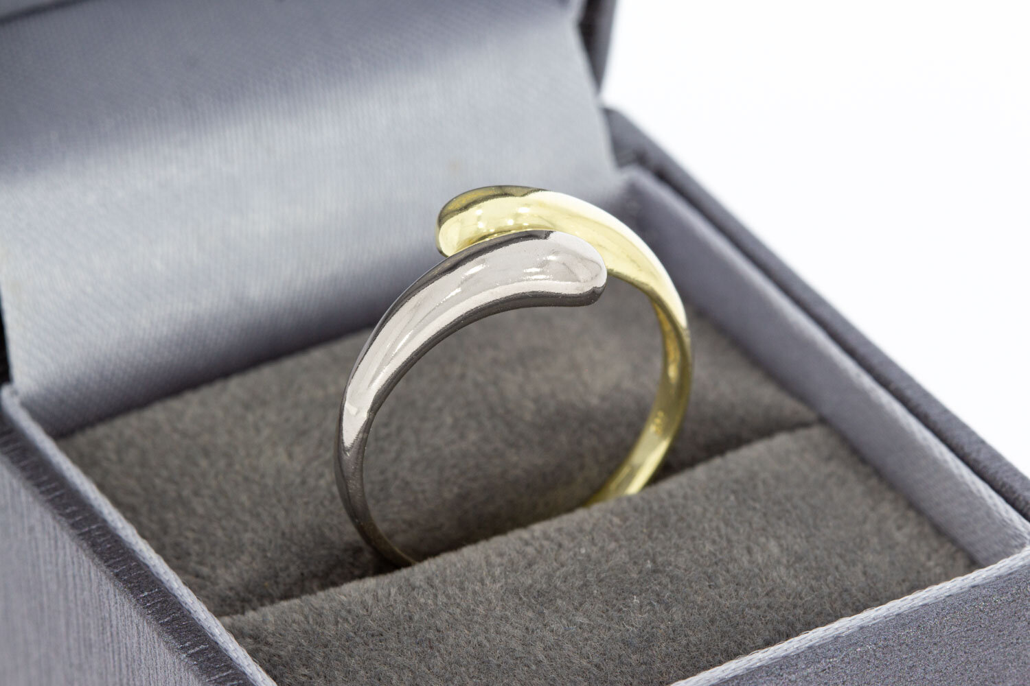 Geschwungene Ring 14 Karat Gold - 19,5 mm