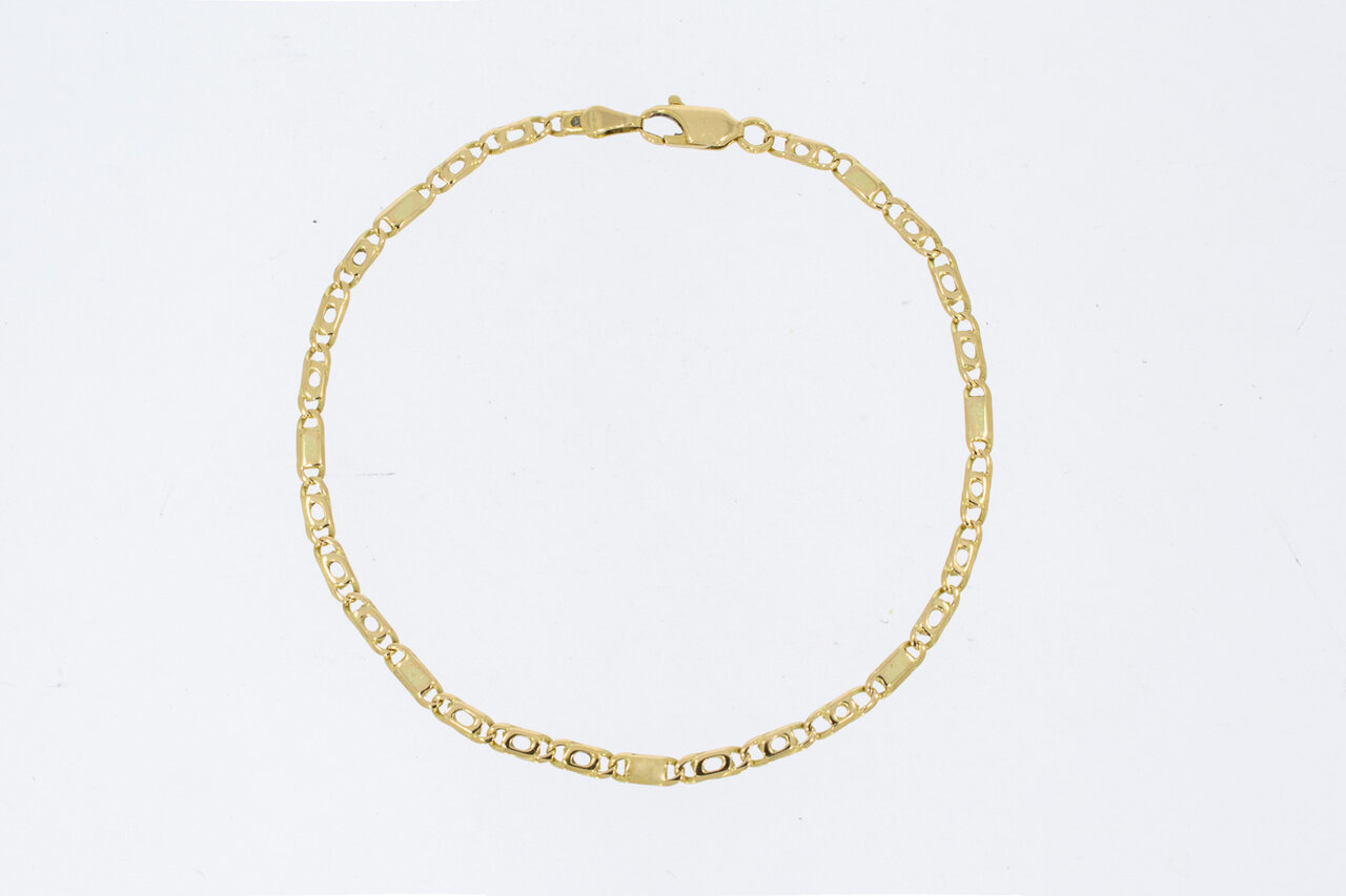 Falkenauge Armband 18 Karat Gold - 20,7 cm