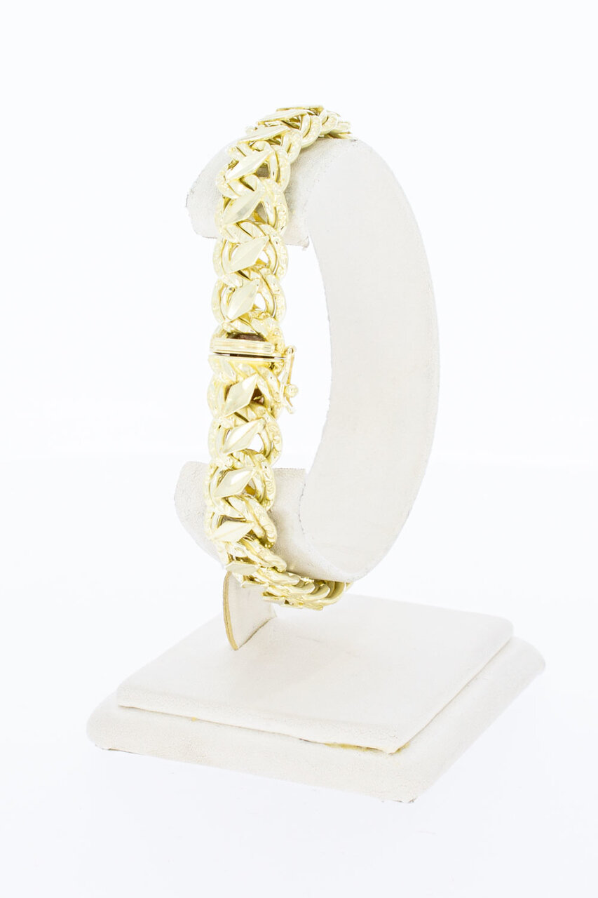 Geflochtenes Armband 585 Gold - 20,3 cm