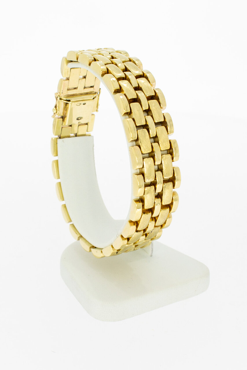 Goldbarren Armband 14 Karat Gold - 19,2 cm
