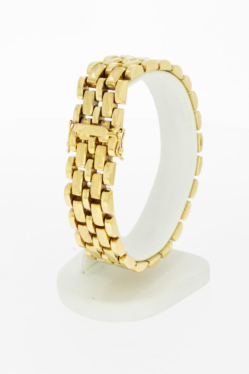 Goldbarren Armband 14 Karat Gold - 19,2 cm