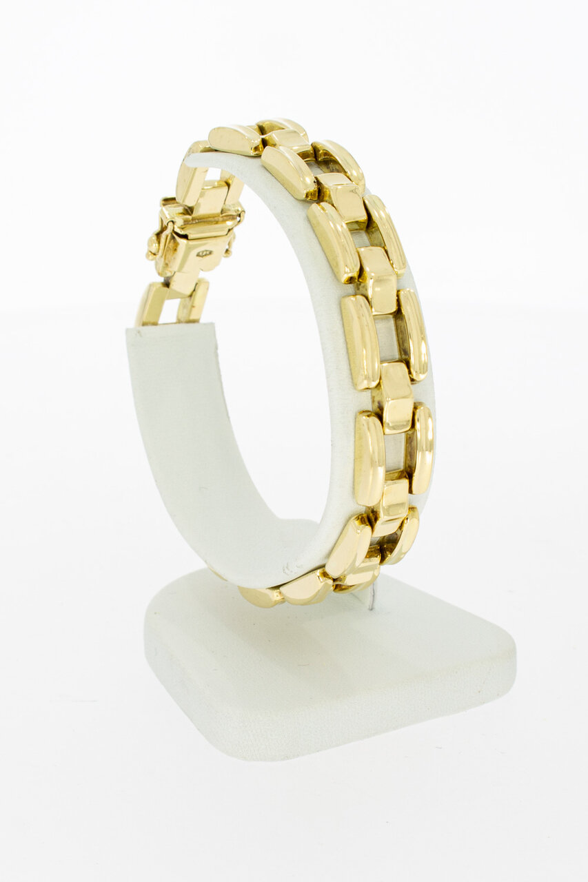 Goldbarren Armband 14 Karat Gold - 19,5 cm
