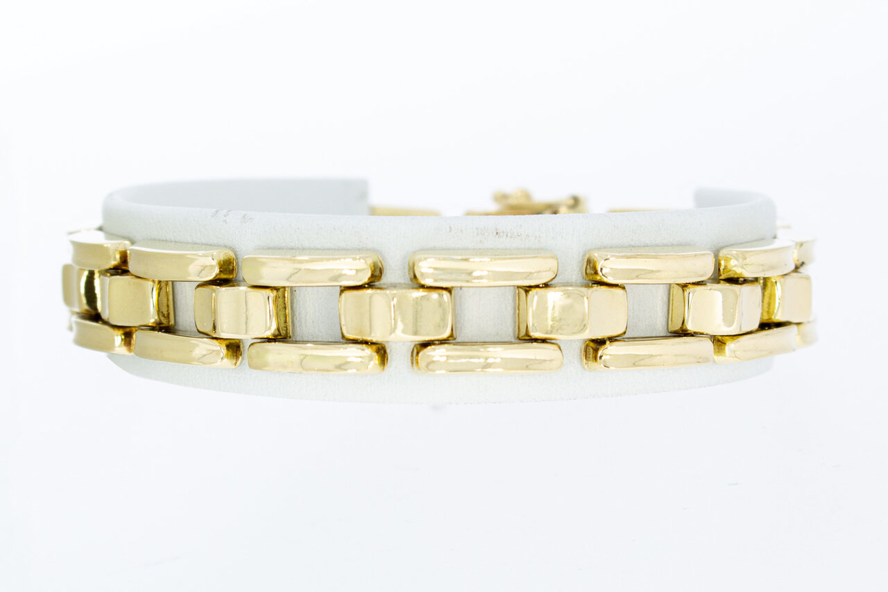 Goldbarren Armband 14 Karat Gold - 19,5 cm