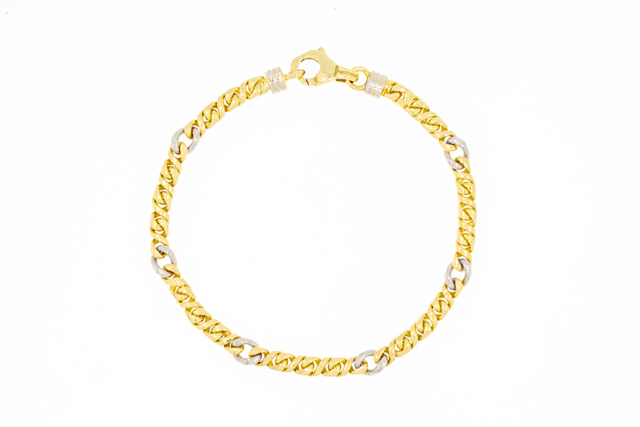 Königsarmband 18 Karat Gold - 20,2 cm