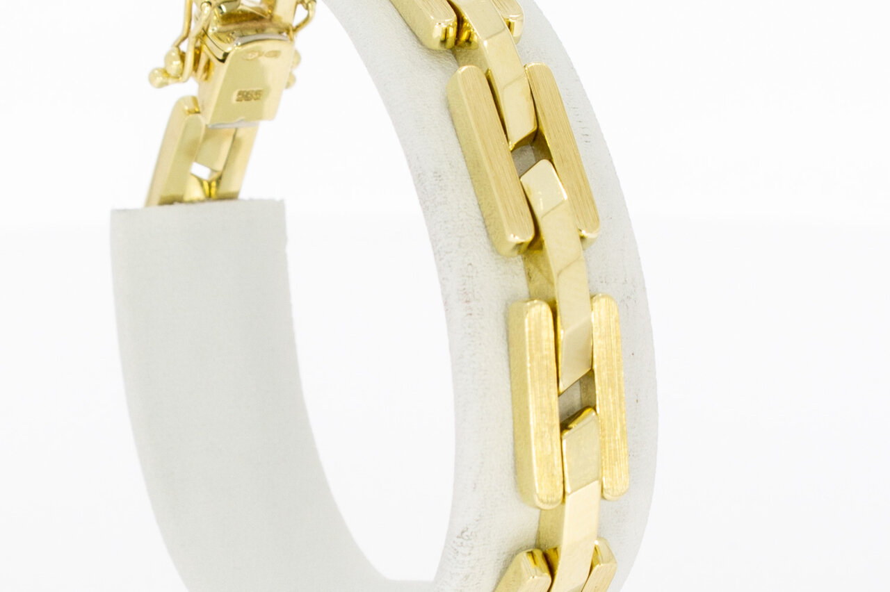 Goldbarren Armband 14 Karat - 18,3 cm