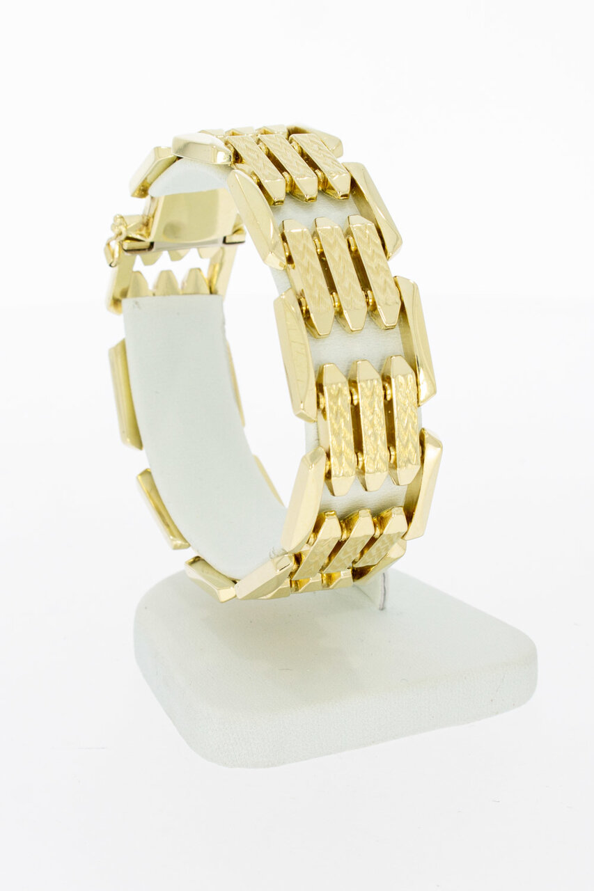 Goldbarren Armband 14 Karat - 18,2 cm