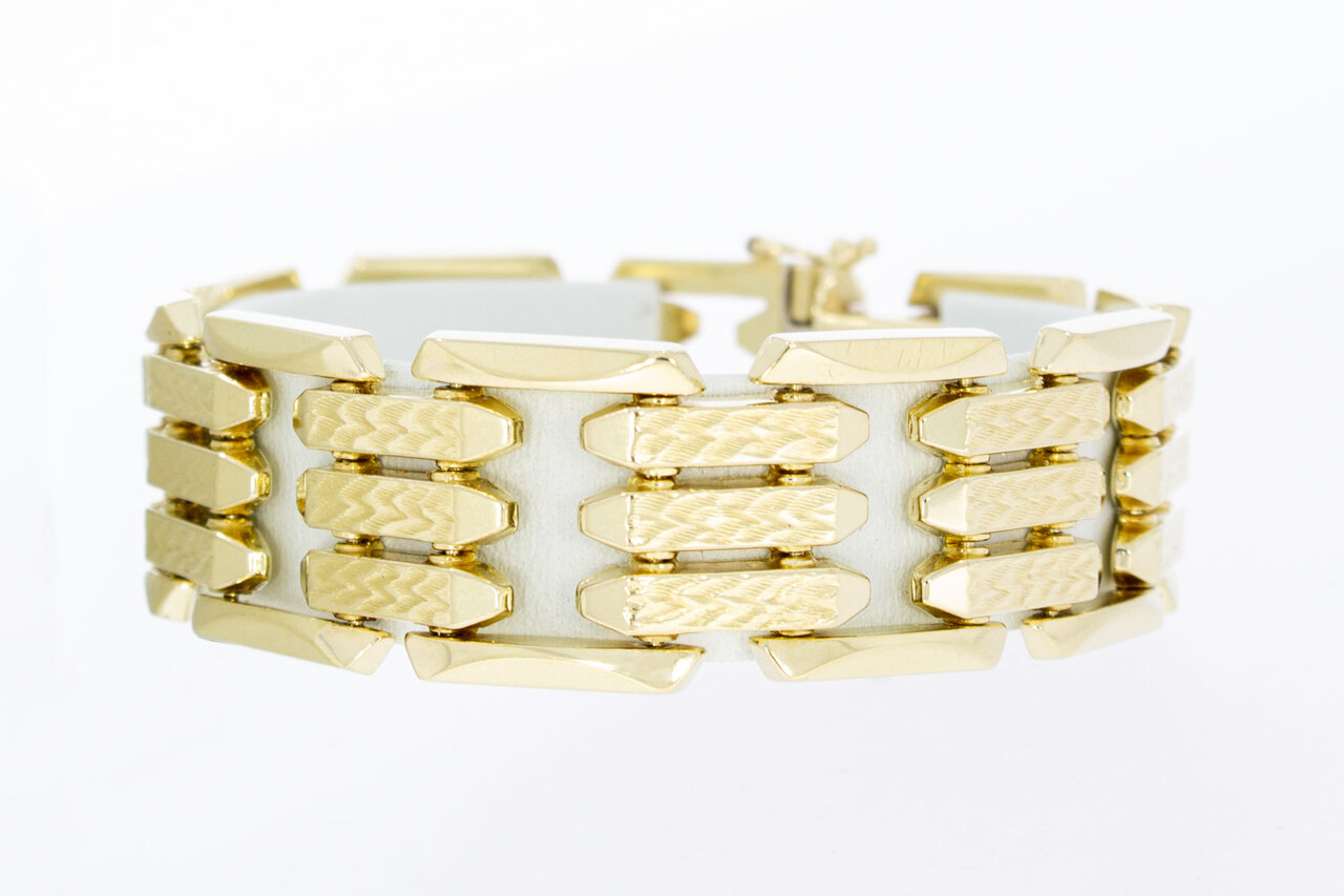 Goldbarren Armband 14 Karat - 18,2 cm