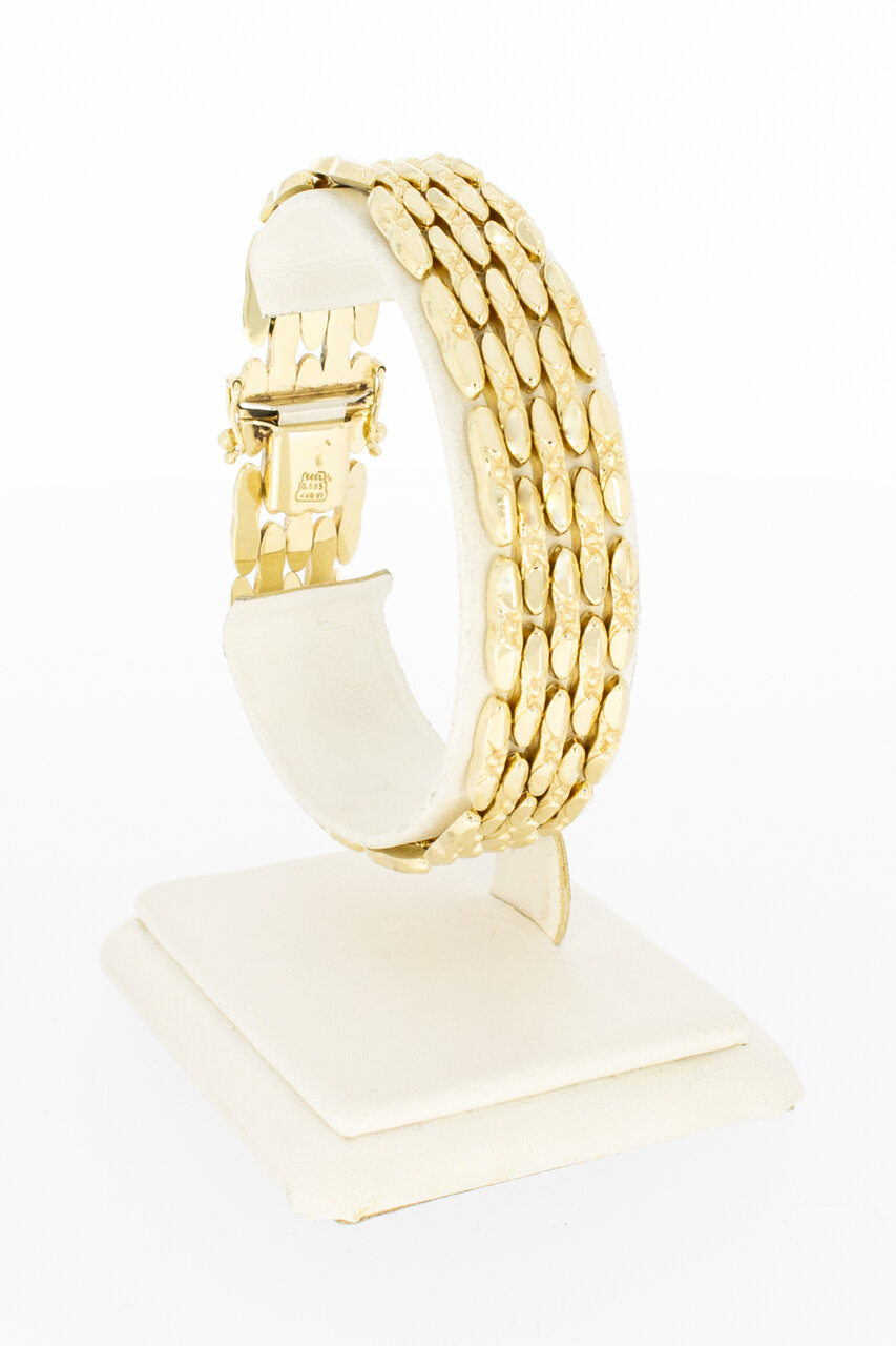 Goldbarren Armband 14 Karat - 19 cm