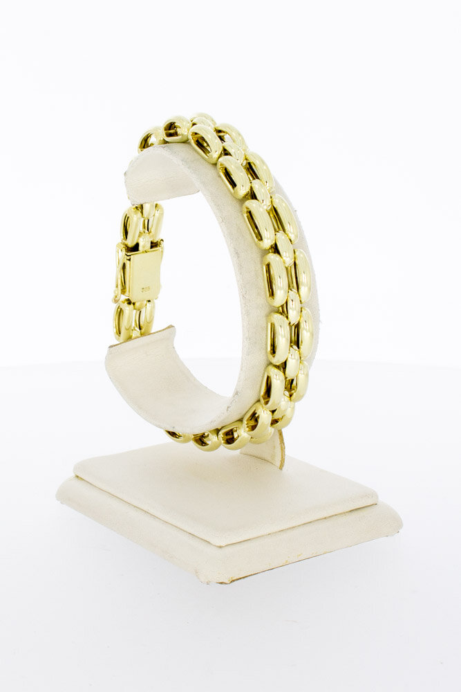 Stäbchen Gold armband 14 Karat - 20,8 cm