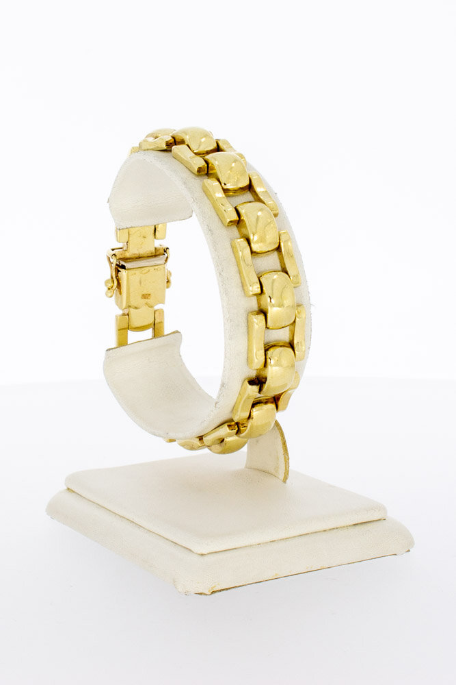 14 Karat fantasy Gold Armband 