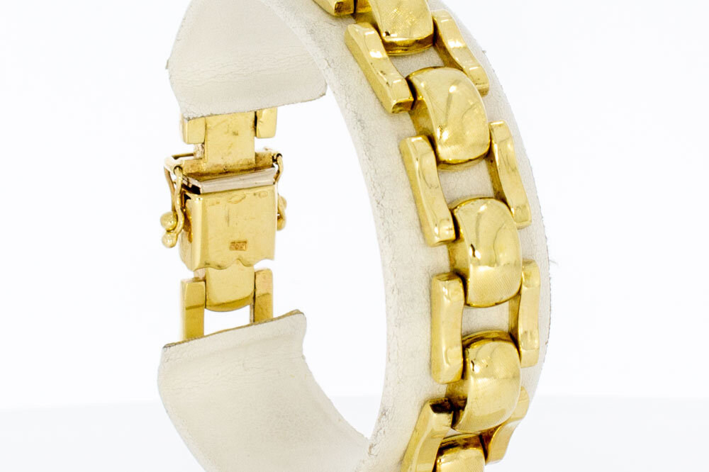 14 Karat fantasy Gold Armband 