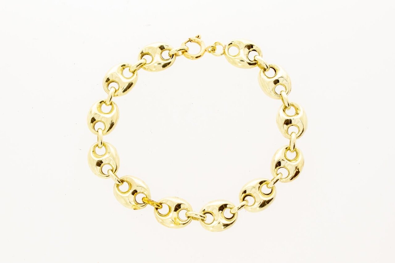 14 Karat Anker Gold Gliederarmband - 19,0 cm