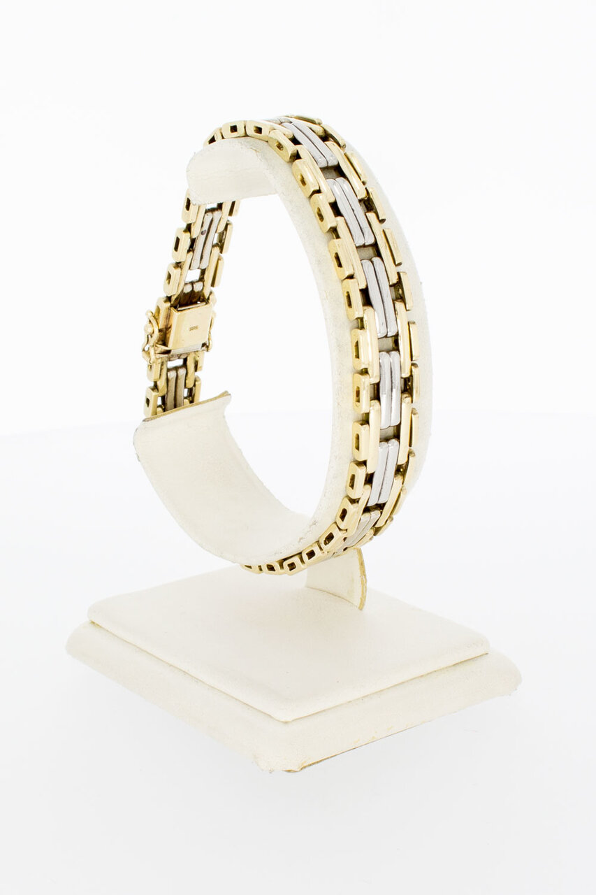 14 Karat Stäbbchen Gold Armband - 20,4 cm