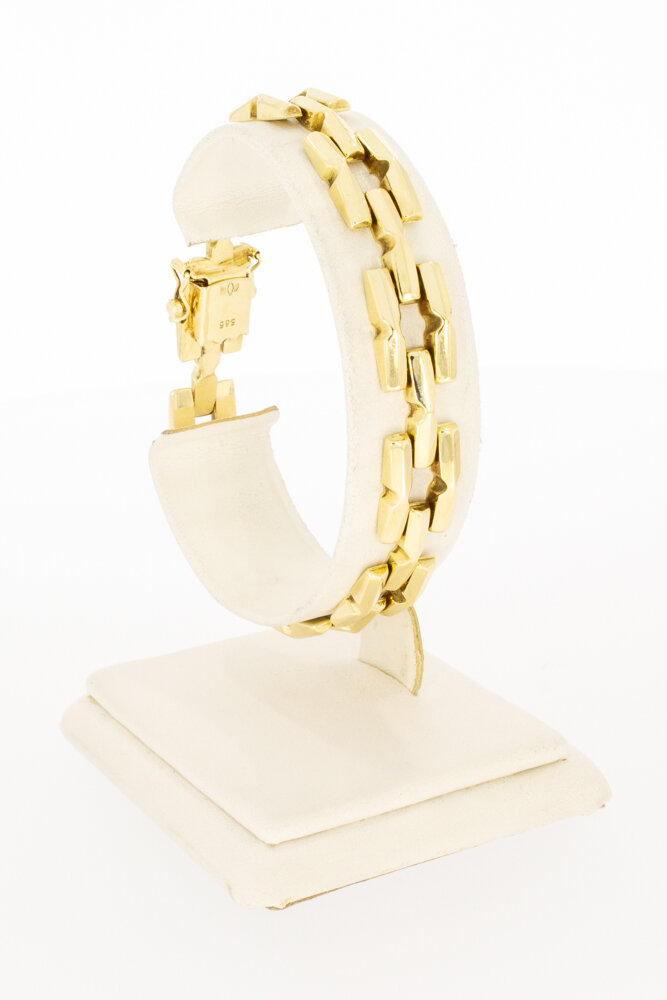 14 Karat Goldbarren Armband - Länge 19 cm