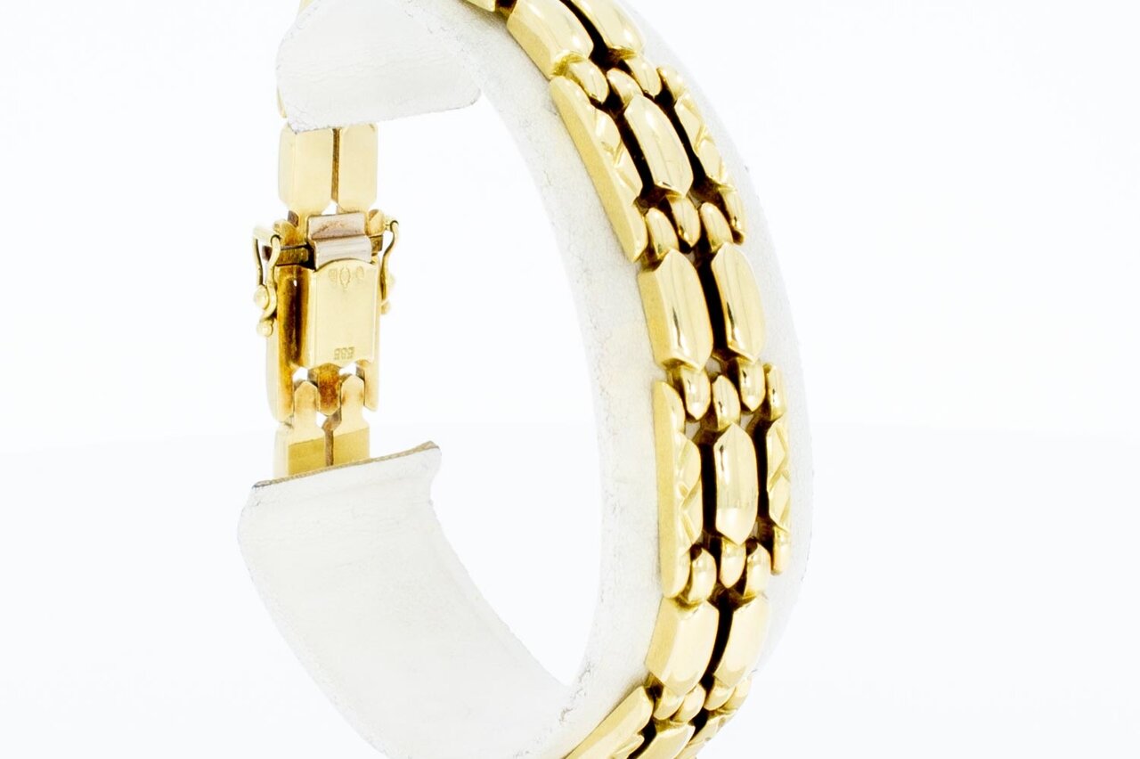 14 Karat Gold Barrenarmband - 19,5 cm