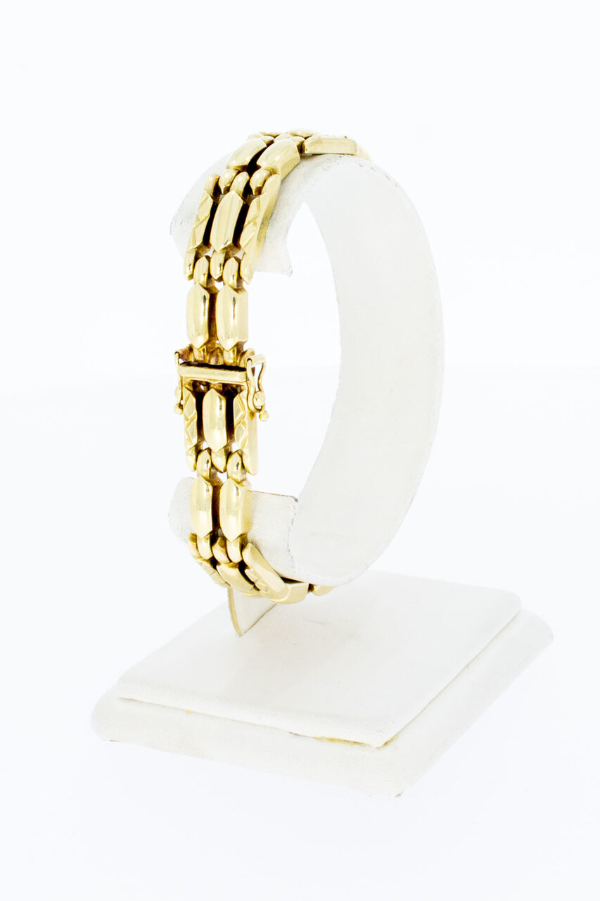 14 Karat Gold Barrenarmband - 19,5 cm