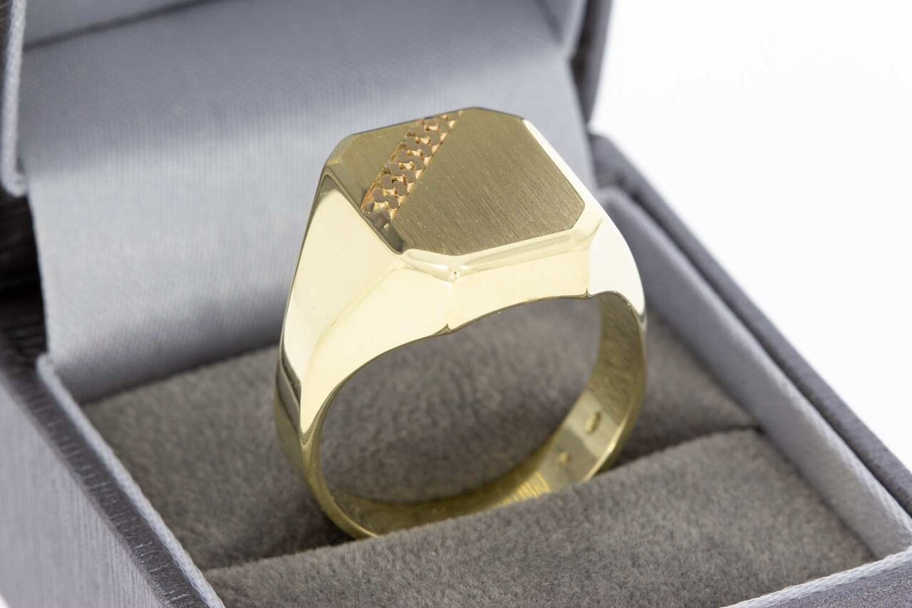 14 Karat Gold Statement Ring - 21,2 mm