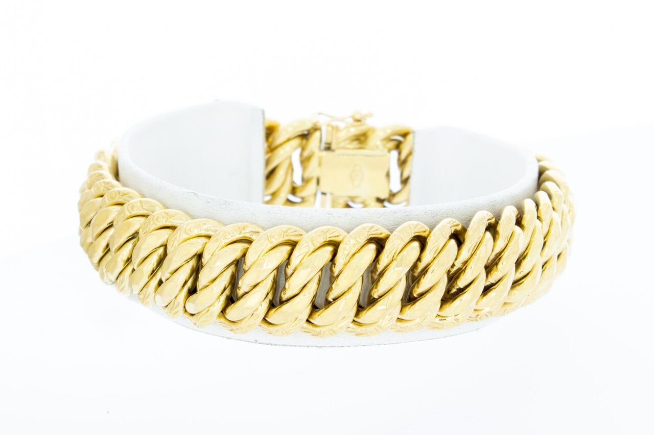 Geflochtenes 18 Karat Gold Armband -19,2 cm