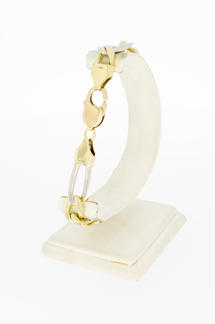 Gold Figaro Goldarmband 14 Karat - 22,8 cm
