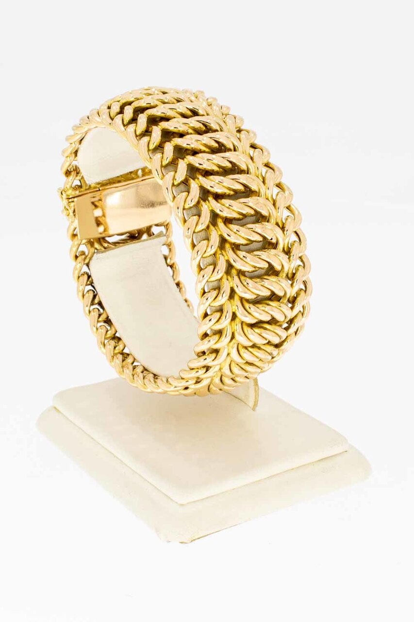 Geflochtenes Gold Armband 18 Karat - 18,6 cm