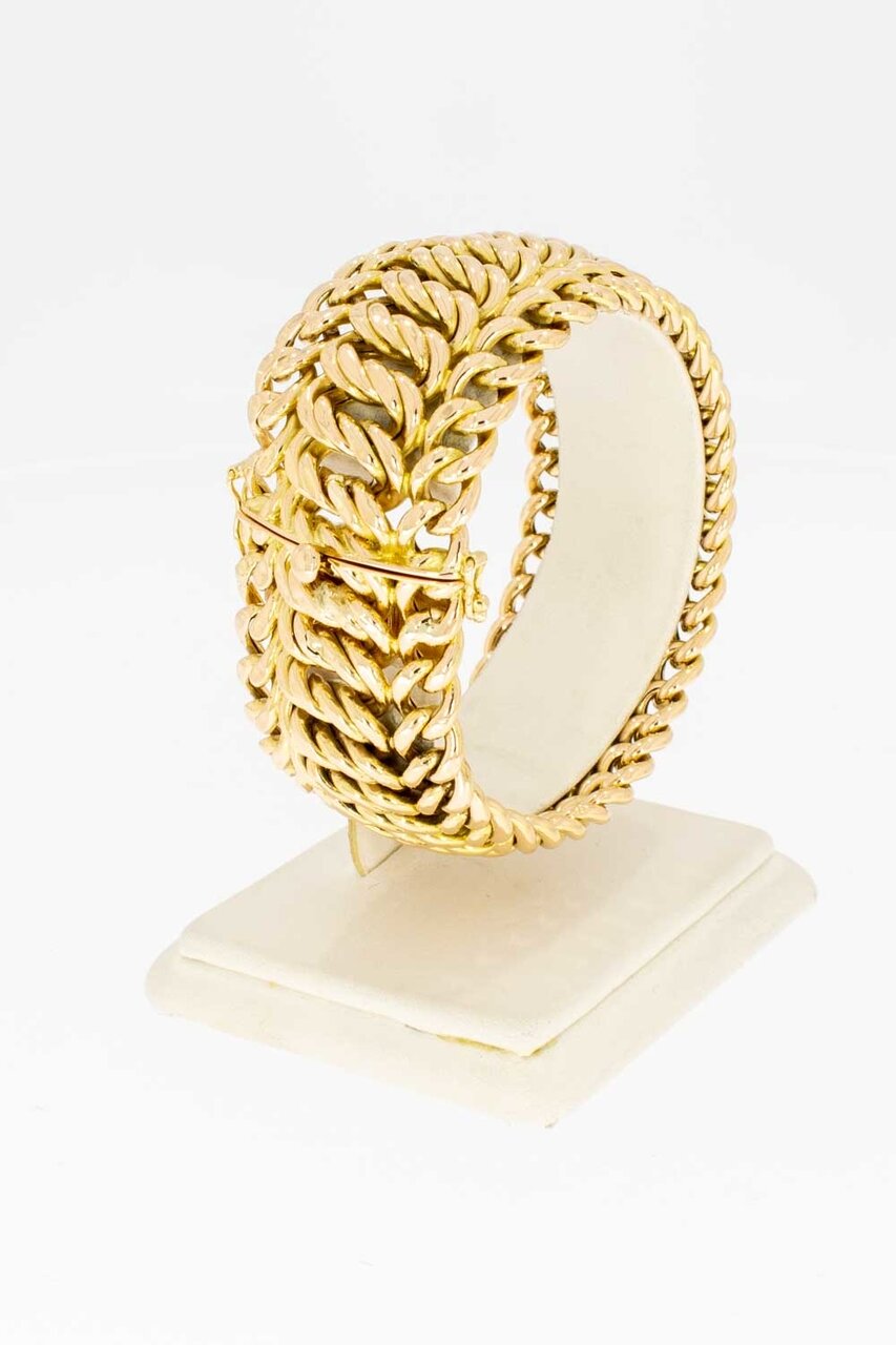 Geflochtenes Gold Armband 18 Karat - 18,6 cm
