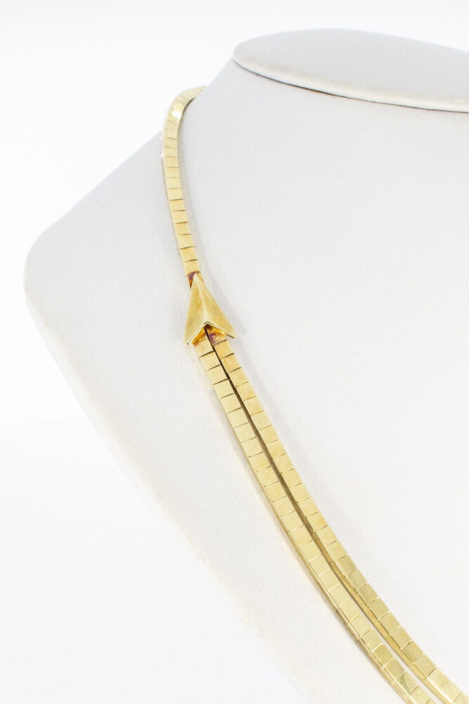 Omega Goldkette 14 Karat - 43,3 cm
