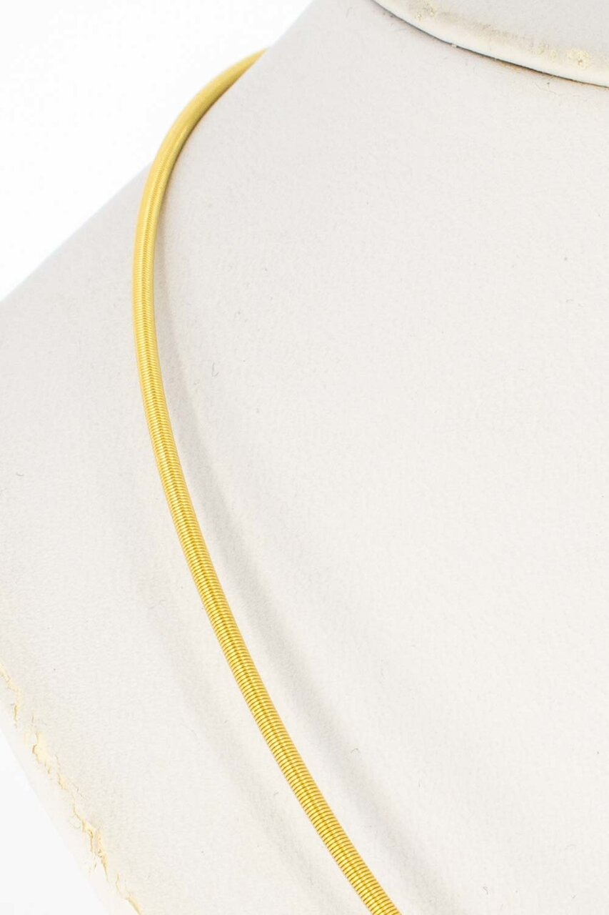 18 Karat goldene Nobilia Spang Halskette - 45,5 cm