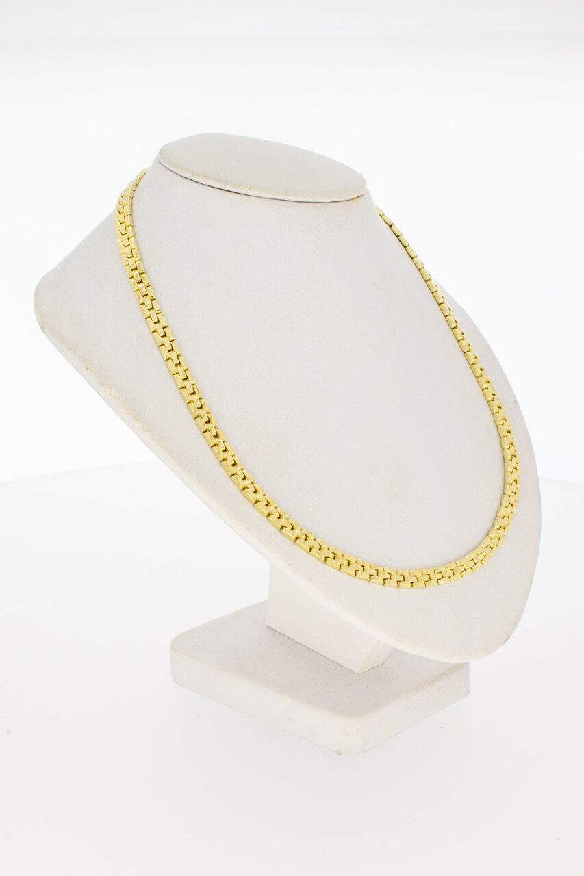 14 Karat Milaneser Goldkette - 44,5 cm