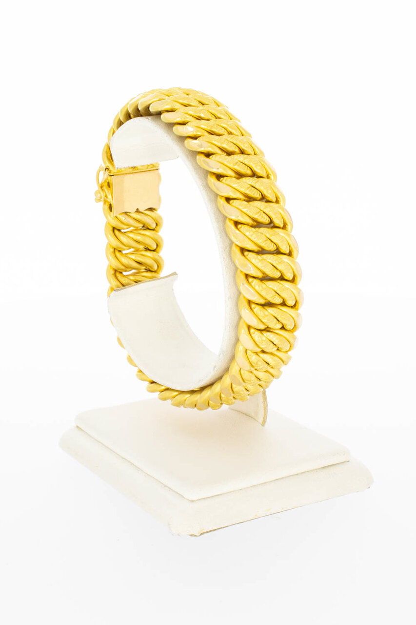 Geflochtenes Armband 18 Karat Gold - 20 cm
