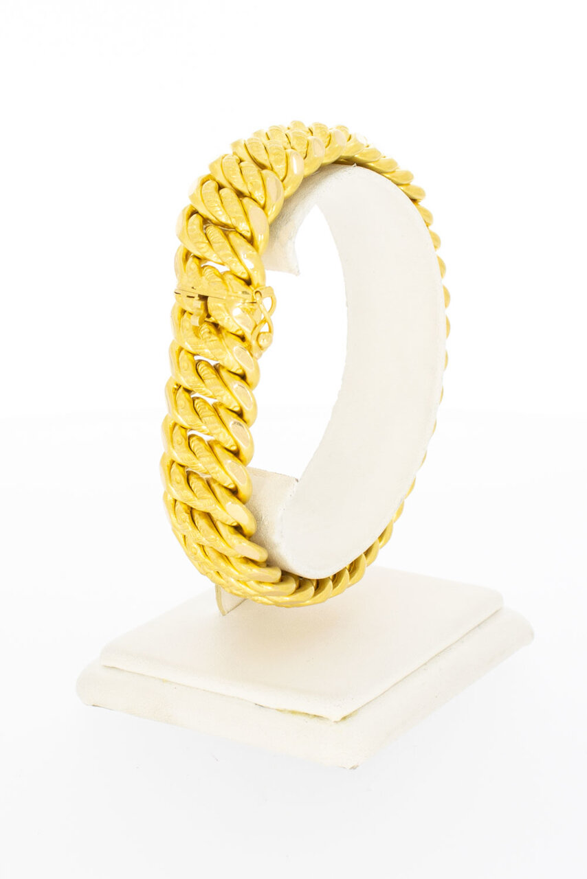 Geflochtenes Armband 18 Karat Gold - 20 cm