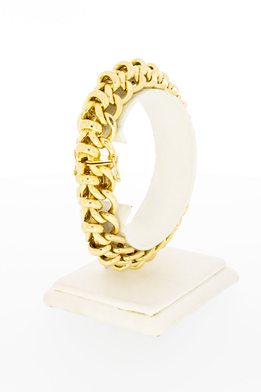 Geflochtenes 18 Karat Gold Armband - 20 cm