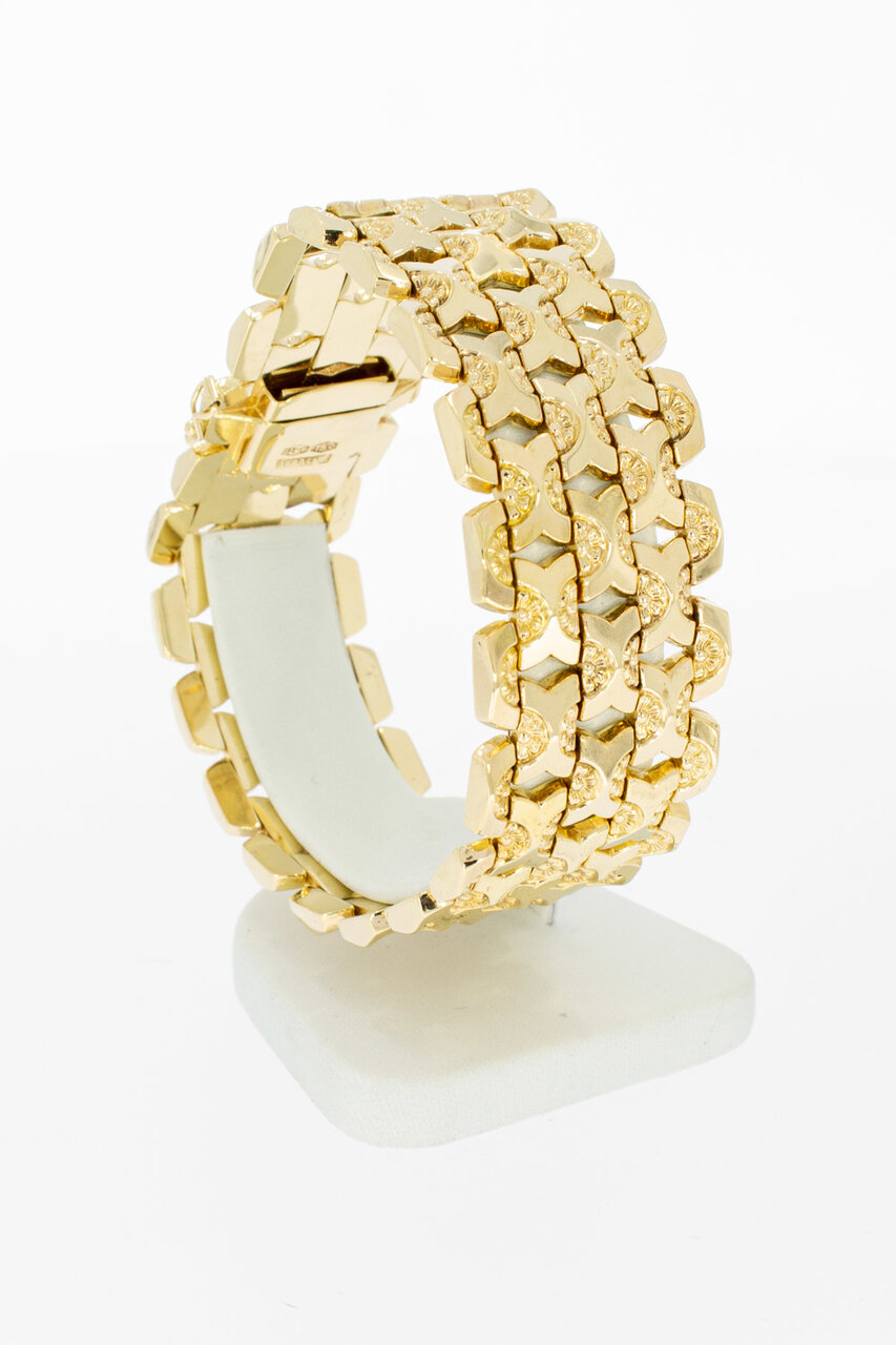Breites Armband 18 Karat Rose gold - 20.3 cm