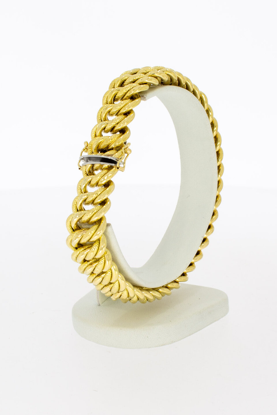 Geflochtenes Armband 18 Karat Gold - 21 cm